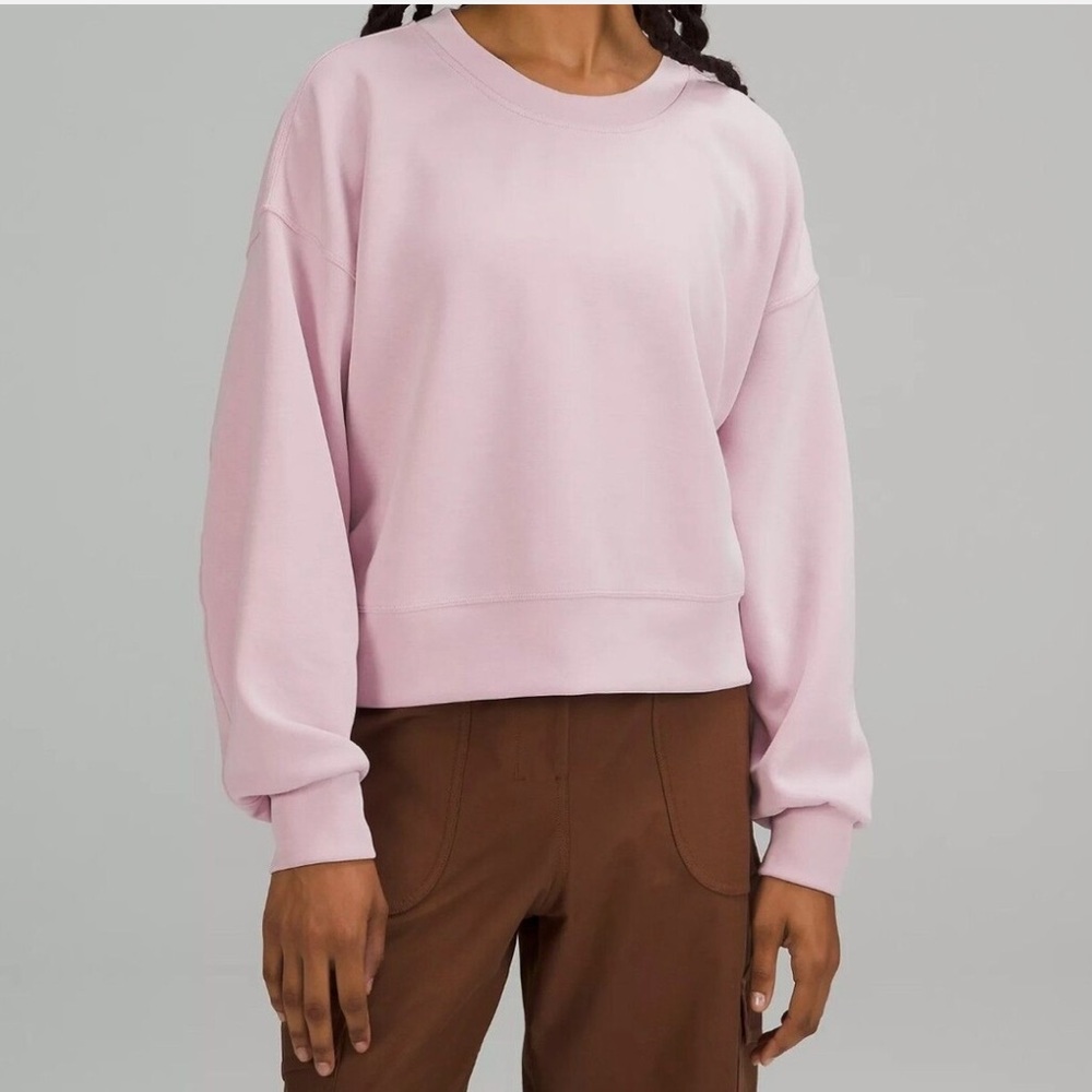 lululemon athletica Light Pink Crewneck Sweatshirt